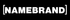 Black background with 'NAMEBRAND' text in white